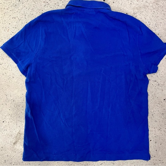 LACOSTE Pique Polo slim fit Mens US L / FR 6 Royal Blue - Picture 5 of 9